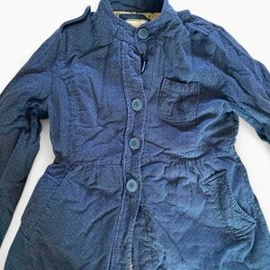 navy blue cotton jacket